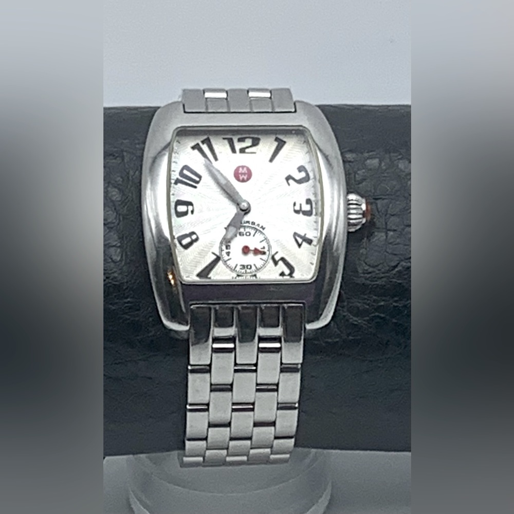 Michele Urban Mini Women's Watch, Stainless Steel Case, Stainless Steel Bracelet